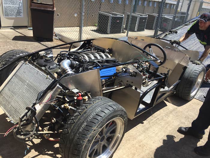 Cobra Kit Car arrives at LSC-North Harris