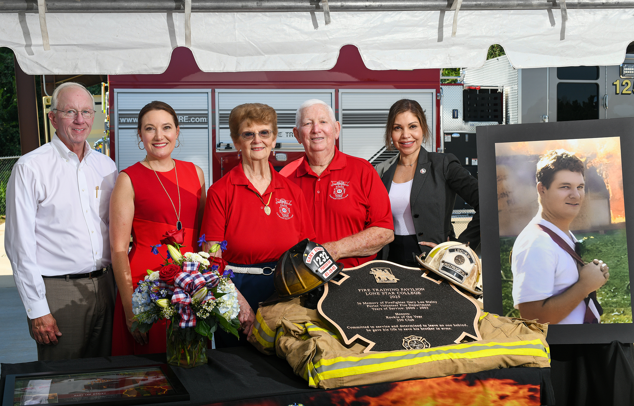 Staley Fire Pavilion dedication