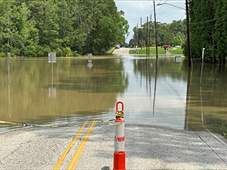 flooded street