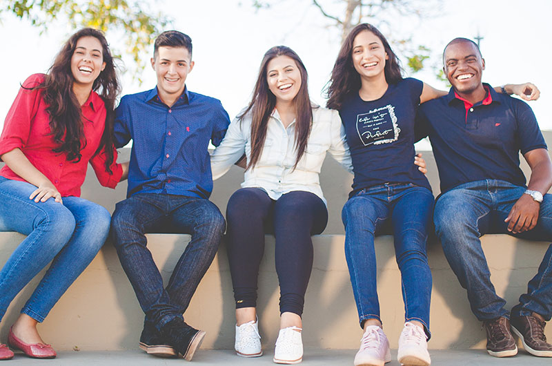 Group of Happy Students