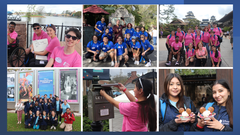 2023 Disney Cohort students in the parks