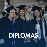 Smiling graduates