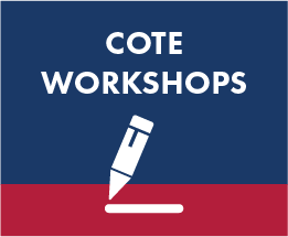 COTE provides professional development opportunities, training, and events customized for staff to increase their knowledge and skills.