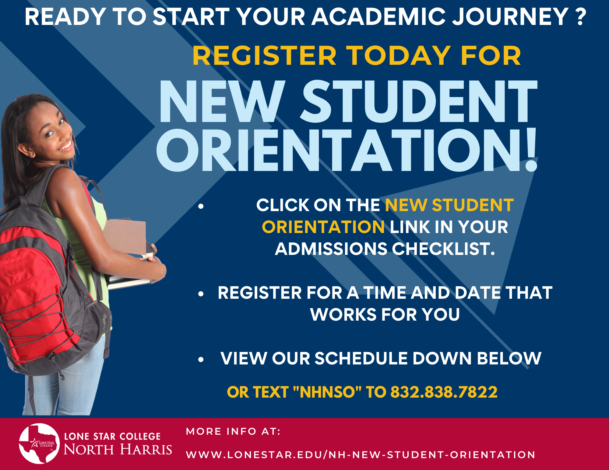 LSC-North Harris New Student Orientation