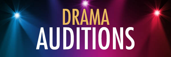 Drama Auditions Web Banner