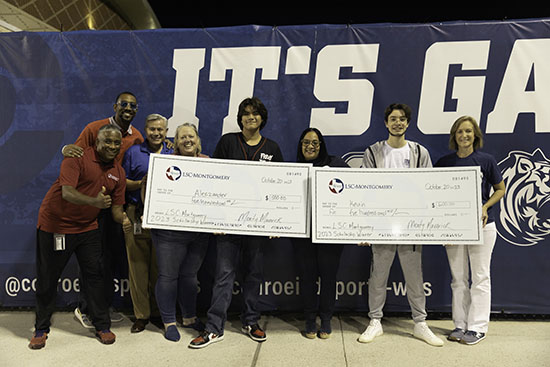 Lone Star College-Football Game Scholarship Winners