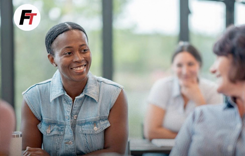 Students talking