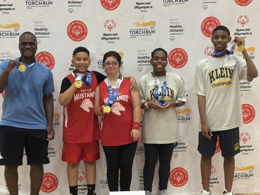 LSC Montgomery student takes the gold in their 1st event as a Delegation!