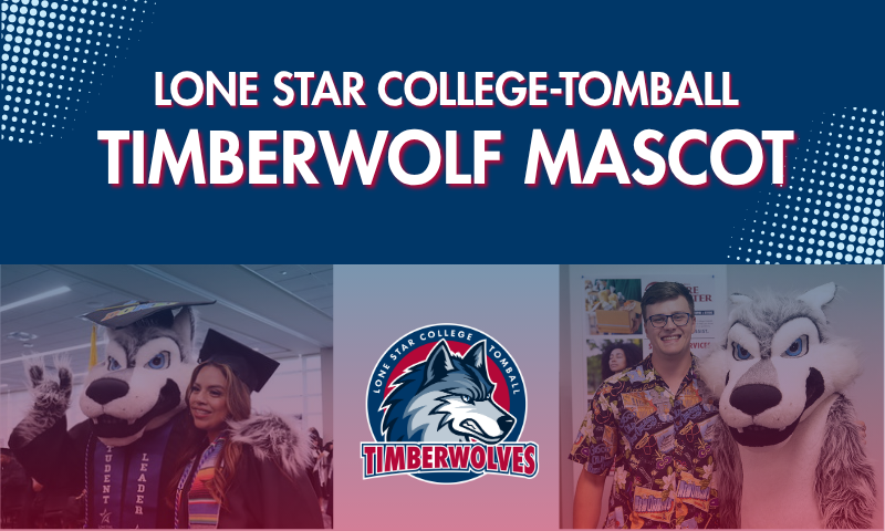 Lone Star College-Tomball Timberwolf Mascot