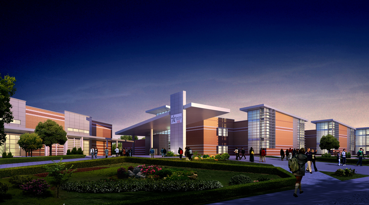 Rendering of new LSC-Conroe Center