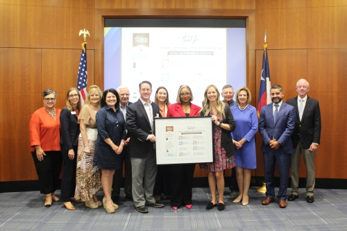 Tomball Regional Health Foundation check presentation
