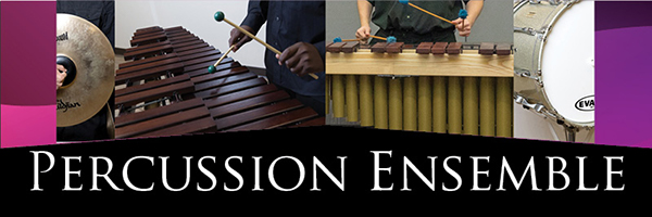 Percussion Ensemble Web Banner