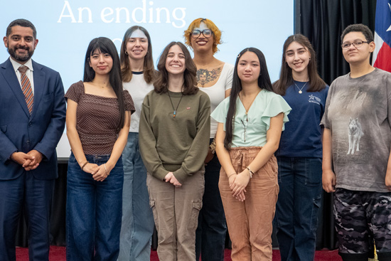 The Project Life Unlock Team with Lone Star College Chancellor Mario K. Castillo