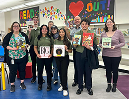 SGA Donated 11 award-winning children's books to Tomball Community Library Children's Area for Black History Month.