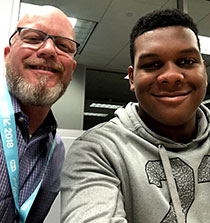 Photo of a Young Man with a mentor