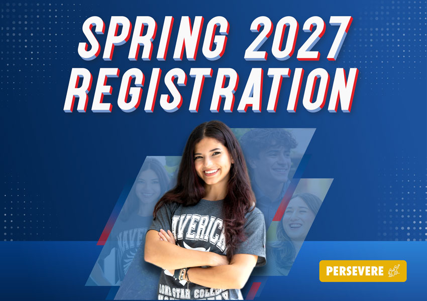 Female student spring 2027 registration text