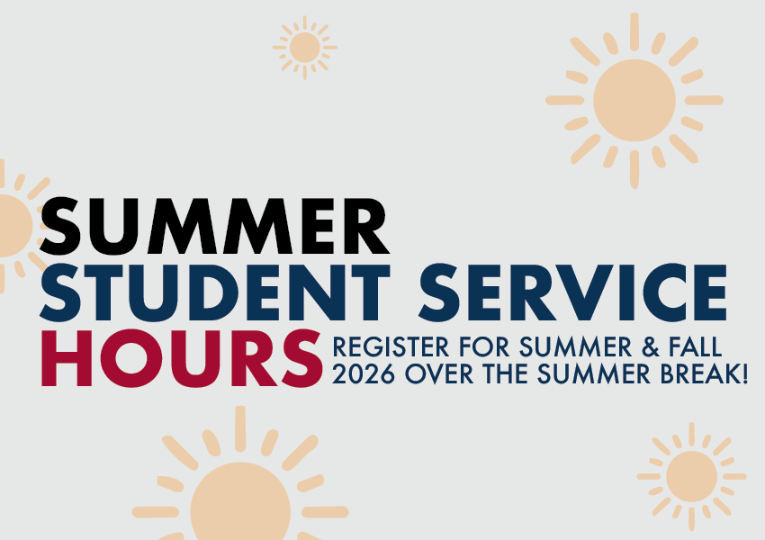 Student Services Summer Hours_