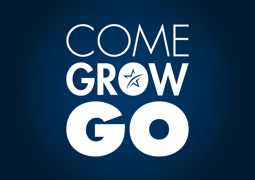 Come Grow Go text