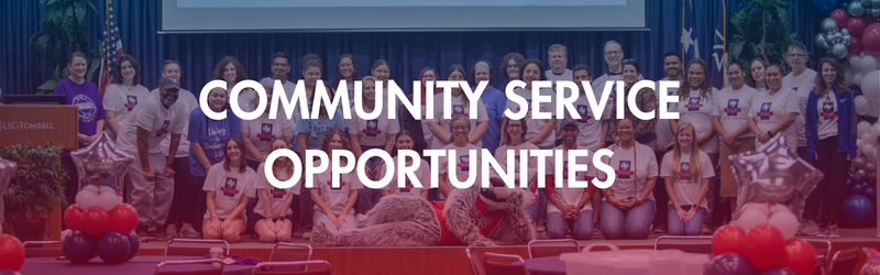 Community service opportunities