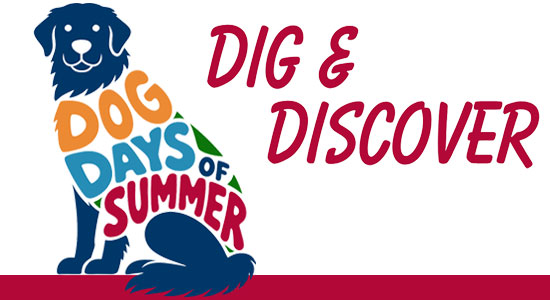 Dog MOnth 2026 at the LSC-CyFair library - Dig & Discover!