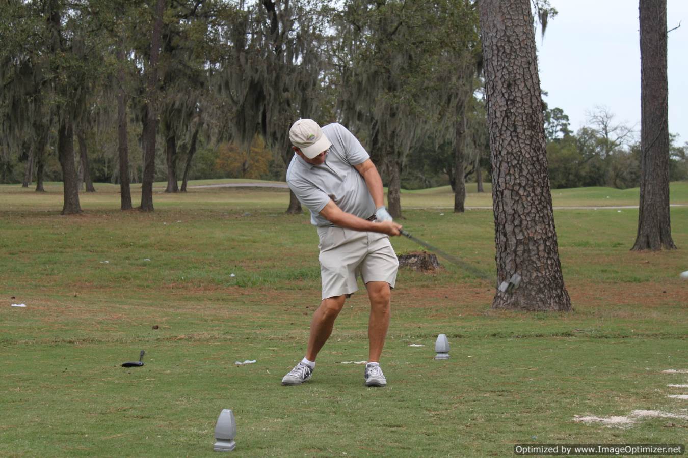 Photo of student playing golf