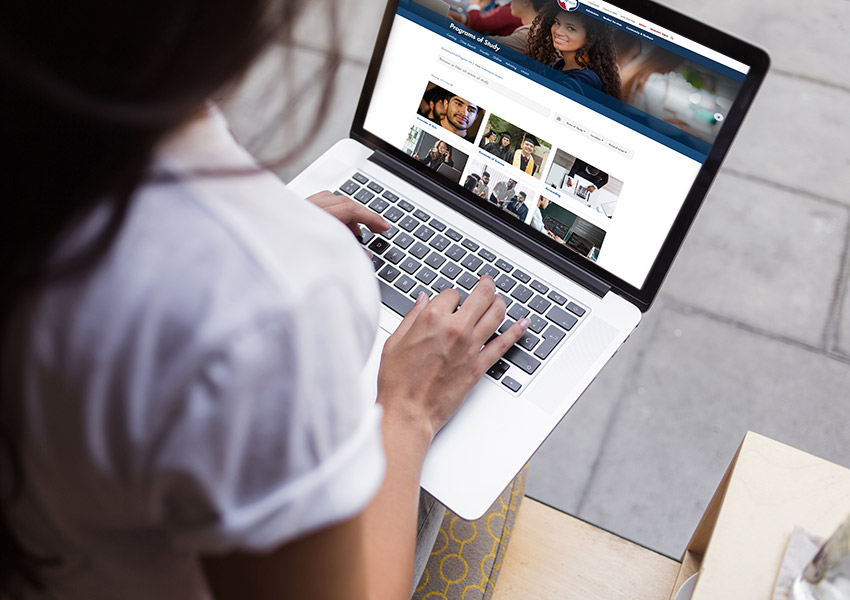 Photo of Girl Browsing Classes