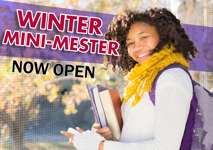 Winter Mini-Mester Registration is Now Open!
