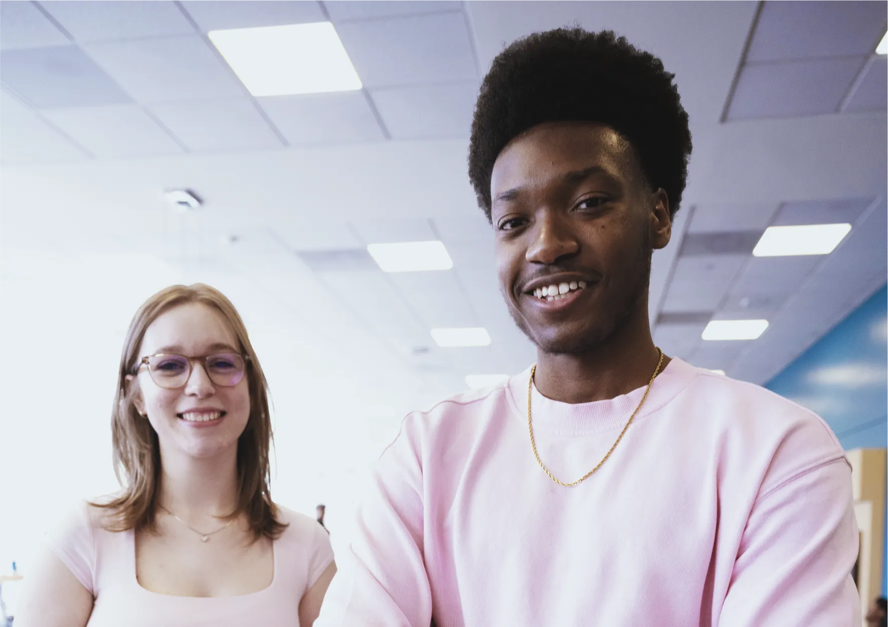 2 LSC students smiling