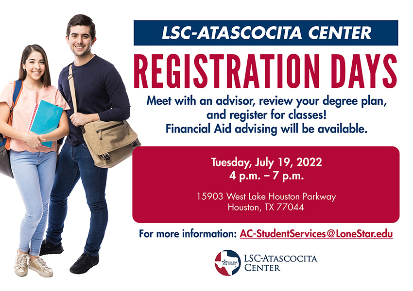 LSC-Atascocita Center Registration Days