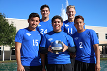 Group photo of the Men's Volleyball Team