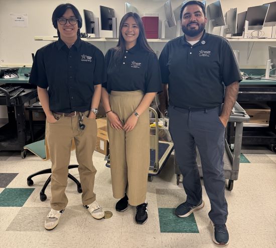 student interns hired as pc techs