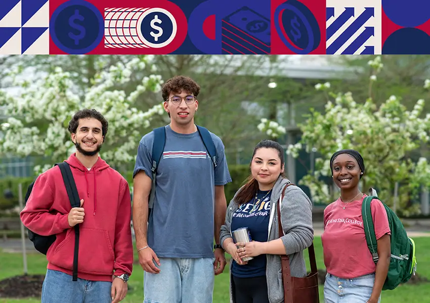 A group of LSC students