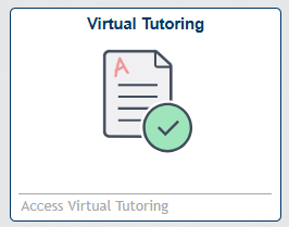 screenshot of the online tutoring button